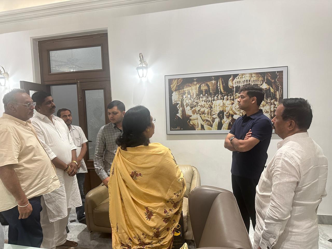 Meeting with Dr. Srikant Shinde at Balasaheb Bhawan